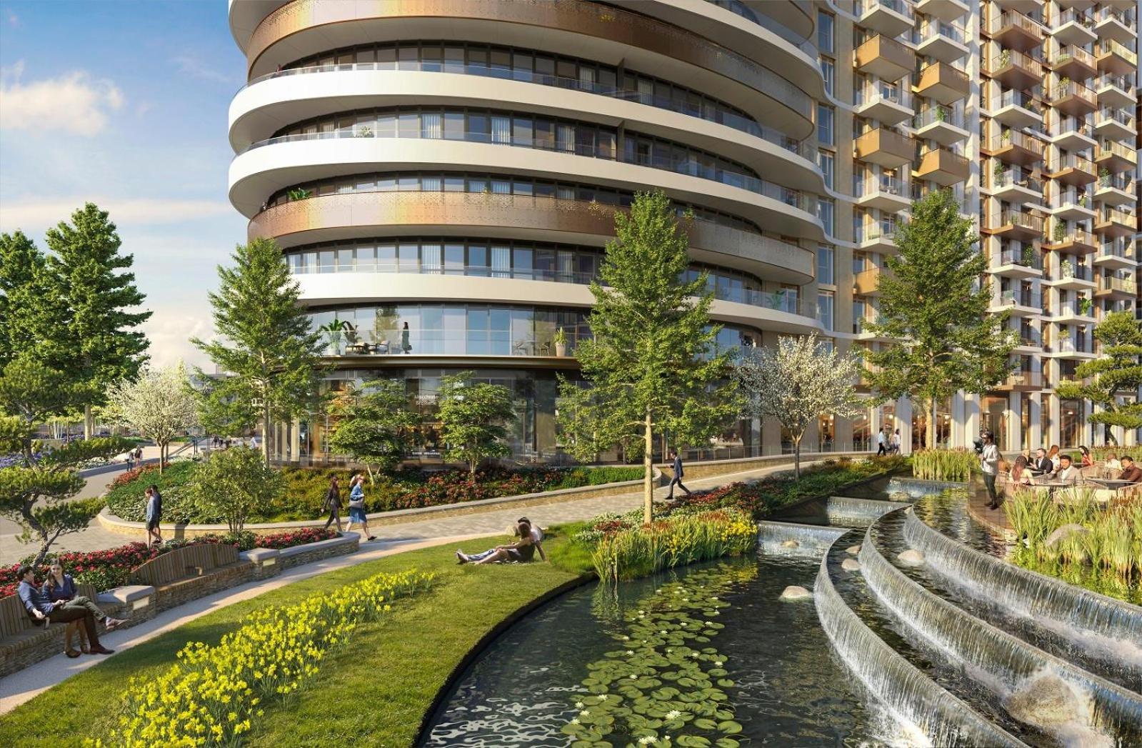 Chic Westfield Retreat - Two Bedroom Two Bathroom Luxury Stay In White City Appartement Londen